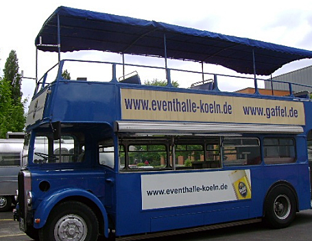 Englischer Doppeldeckerbus Ansicht 4